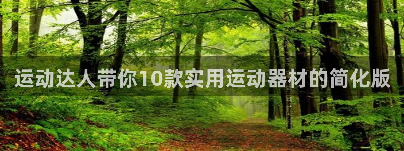 ,球速官方集团官网：运动达人带你10款实用运动器材的简化版
